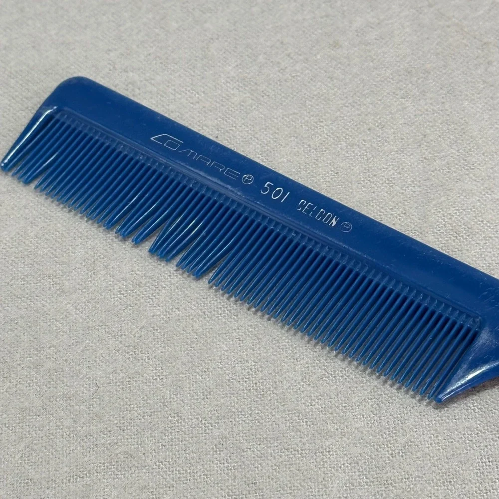 VTG Hair Comb Lot of 4 Genuine Ace Hard Rubber Comare 501 Celcon, Goody Wilhold